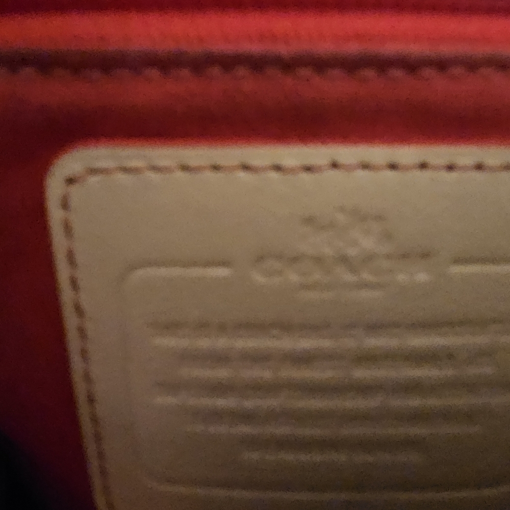 Coach Signature Brown and Tan Tote - Picture 3 of 8